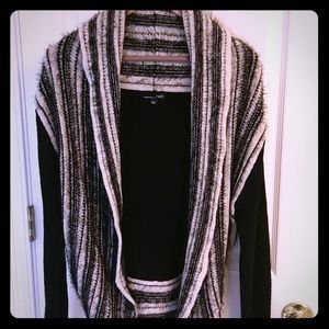 RXB cardigan black white size small